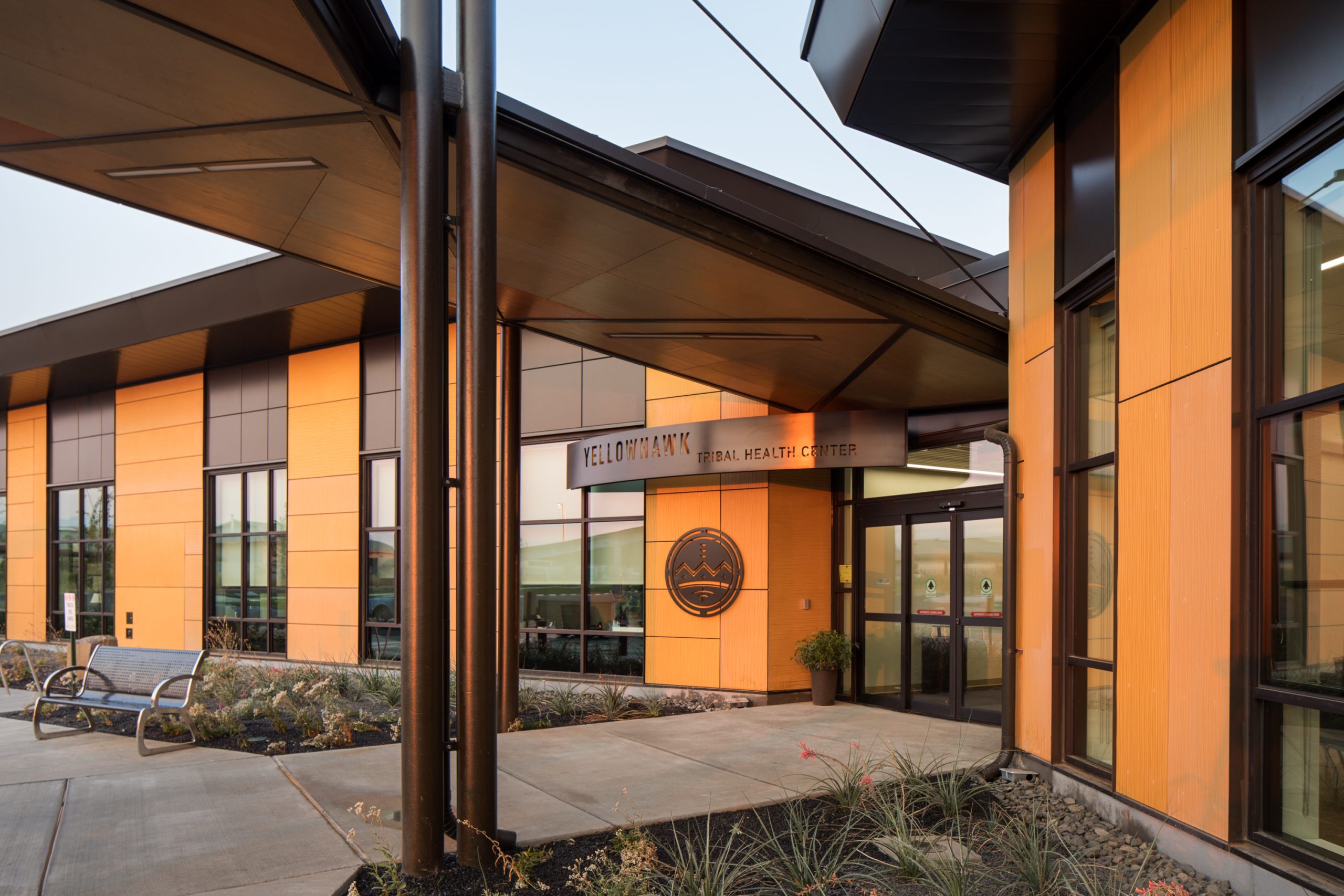 Front of Yellowhawk Tribal Health Center Building